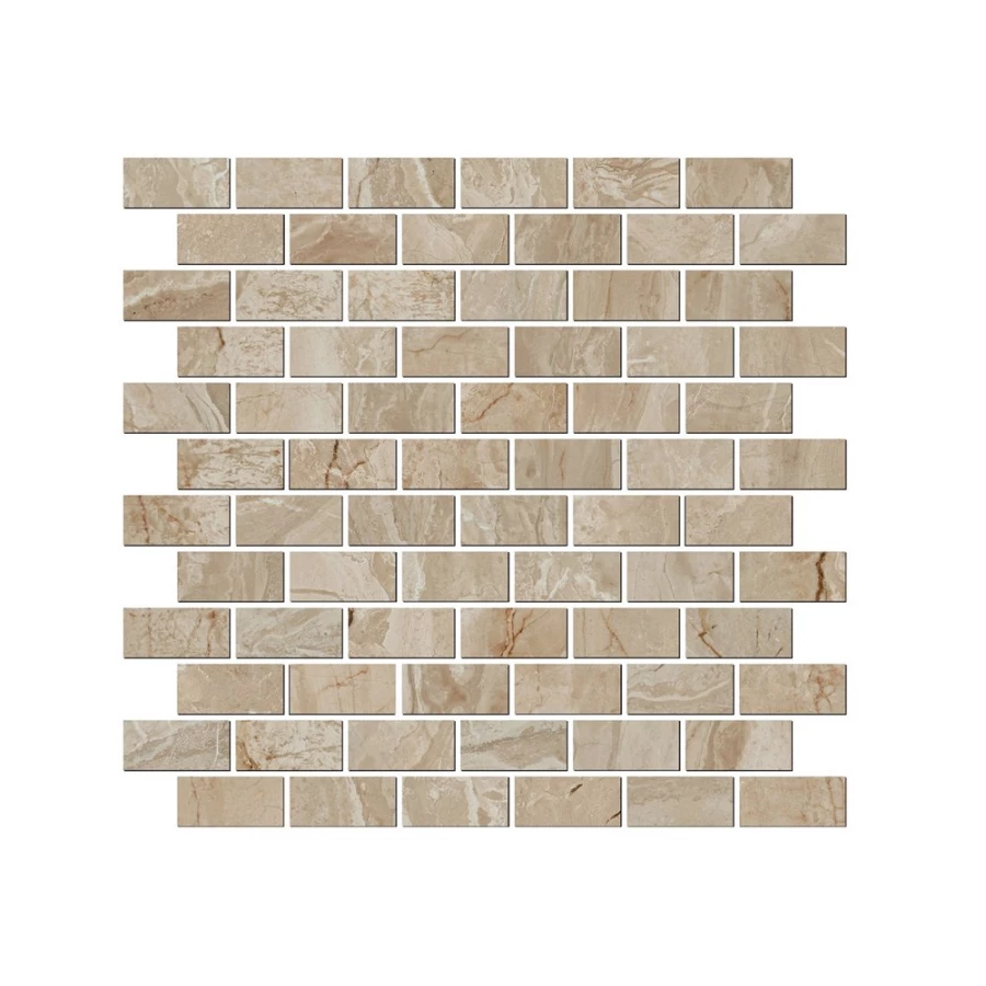 Декор Kerama Marazzi Эвора мозаичный глянцевый бежевый MM13121T 32x30 см