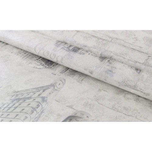 Обои флизелиновые Аспект Авеню серые 70482-14 1,06х10,05 м