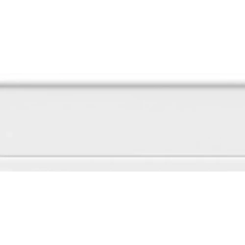 Плитка настенная Meissen Gatsby Бордюр глянцевый белый GT1U051 25х10 см