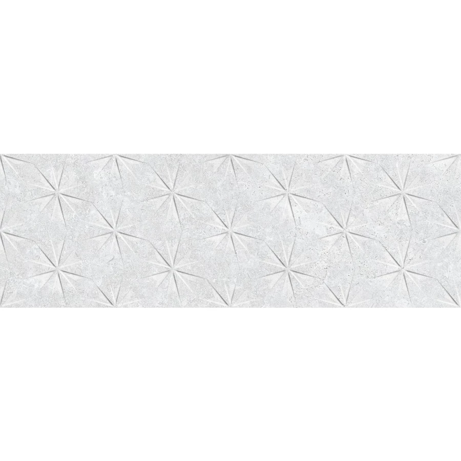 Плитка Saloni Markthal Graphic Light матовая белая 90x30 см