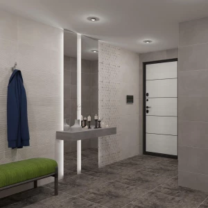 Плитка настенная Axima Альтеа матовая серая 60х30 см