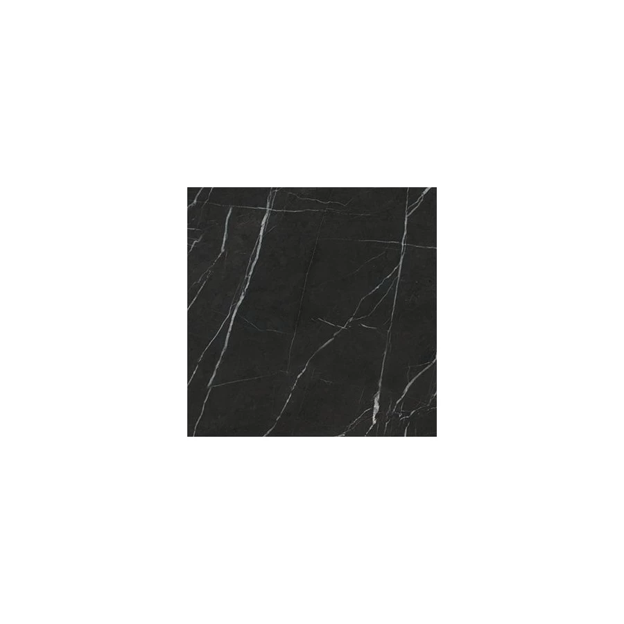 Керамогранит Creto Forza Nero Marquina черный 40х40 см