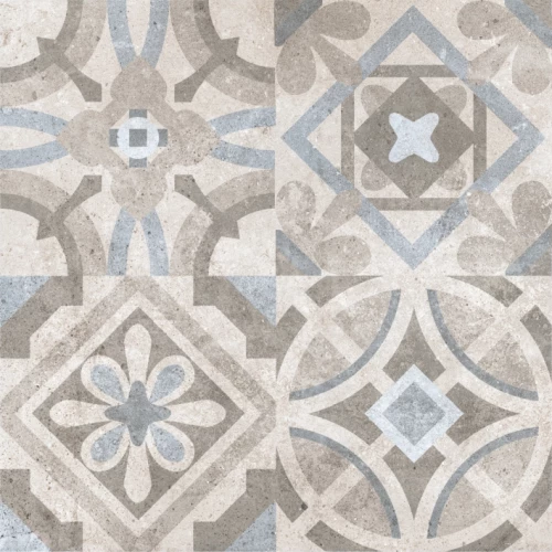 Керамогранит Керамин Портланд 3Д бежевый декор 60х60 см 