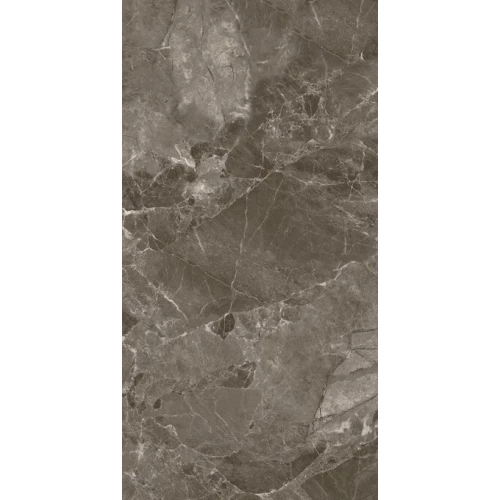 Керамогранит Planet Ceramics UKDD 35 глянцевый с золотом коричневый 120х60 см