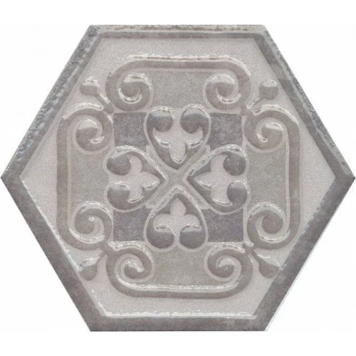 Керамогранит Kerama Marazzi Тюрен Вставка матовая серая HGD\A294\SG1010 12х10,4 см