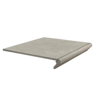 Ступень фронтальная Kerama Marazzi Хадду матовая серая светлая KM4040G0011NGTF 40,2x34 см