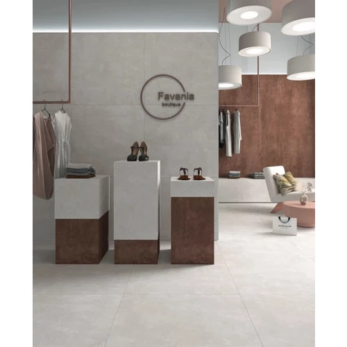 Керамогранит Meili Ceramic Roben Light Gray Matt матовый светло-серый 100х100 см