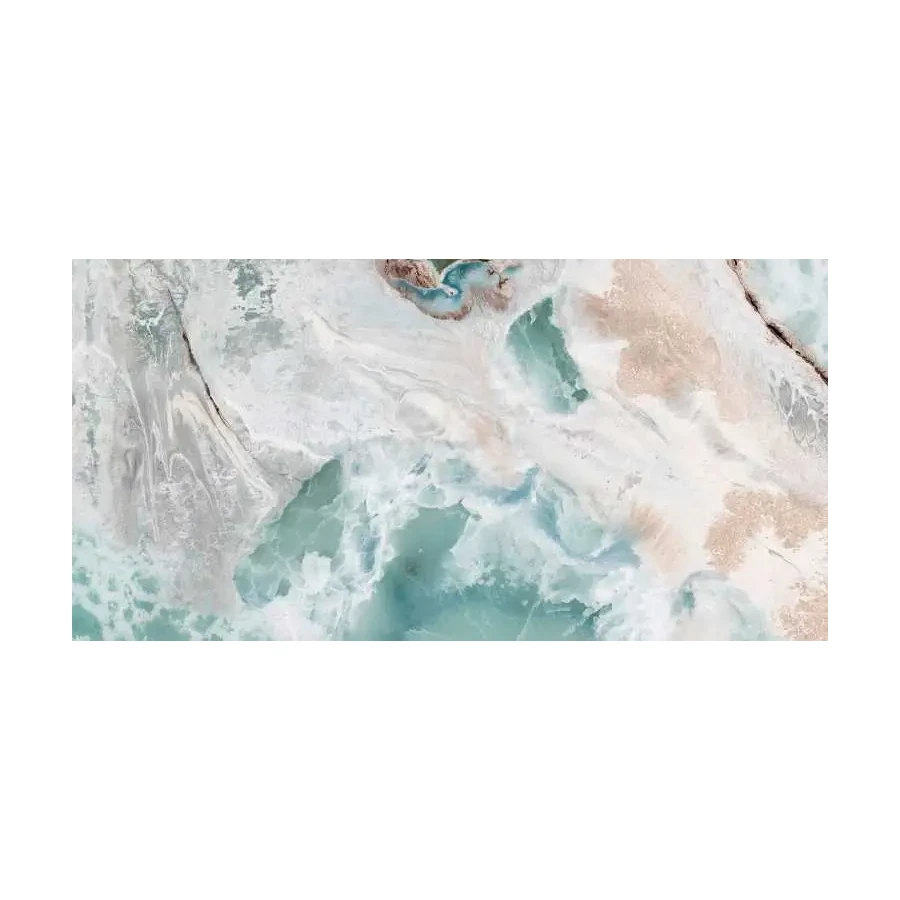 Керамогранит Majorca Tiffany Marea Full Lap глянцевый зеленый Mti00000004FL 120х60 см