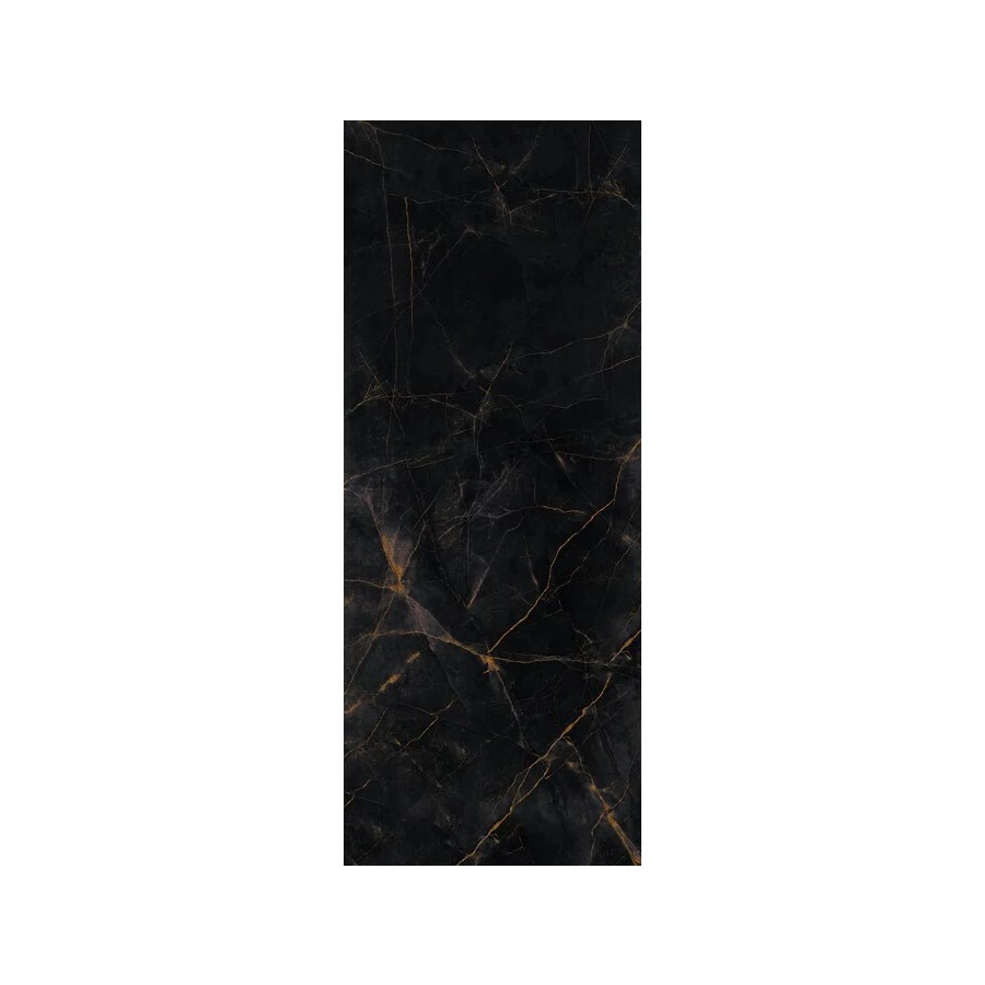 Керамогранит Meili Ceramic Maxim Gold Polished глянцевый черный FS6110P 300х120 см