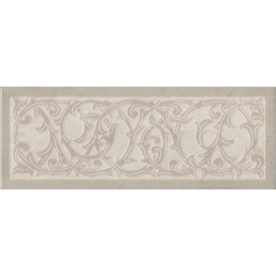 Декор Kerama Marazzi Монсанту 3 глянцевый светло-бежевый HGD/A504/15145 40х15 см