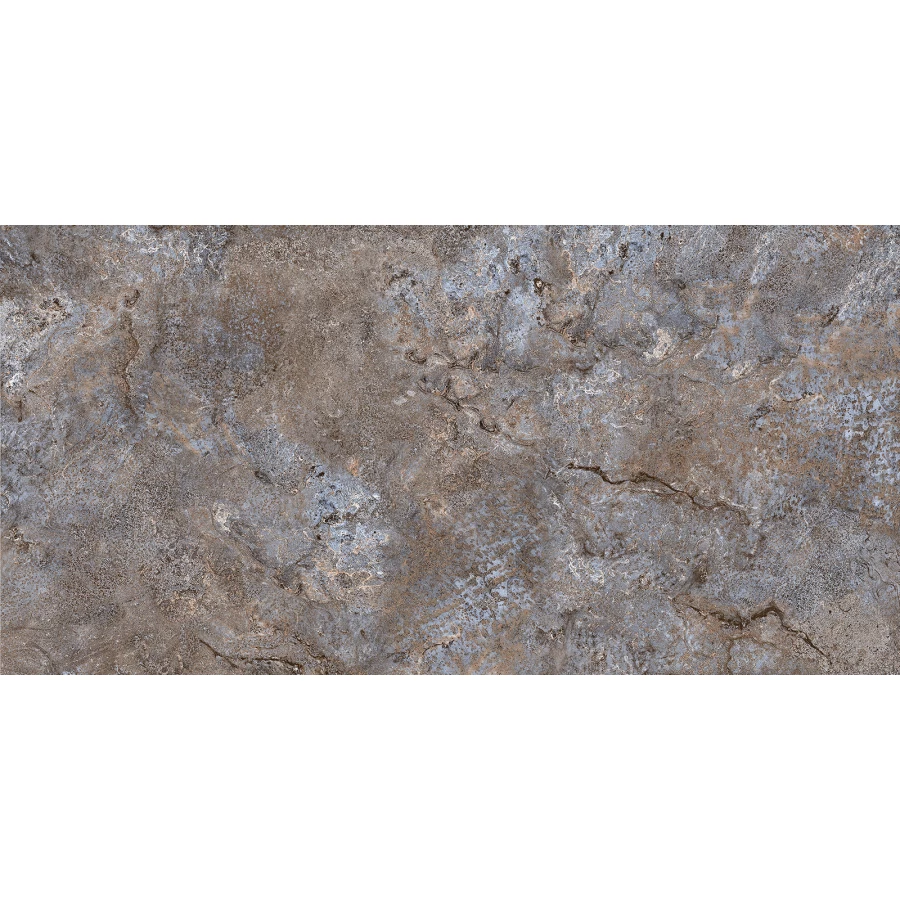 Керамогранит ALMA Ceramica Indastrio sugar-эффект коричневый GFU60120IND40R 120х60 см