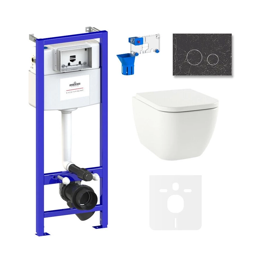 Унитаз Lavinia Boho Relfix One Compacto 75110100 (комплект 7 в 1)