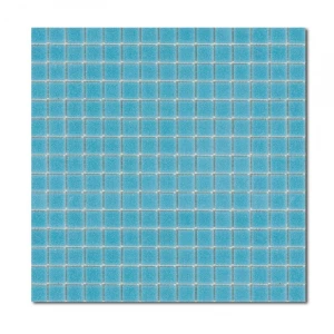 Стеклянная мозаика Rose Mosaic Aquatica Havana R+ 2x2 смесь глянцевая голубая rose-hawana 32,7x32,7 см
