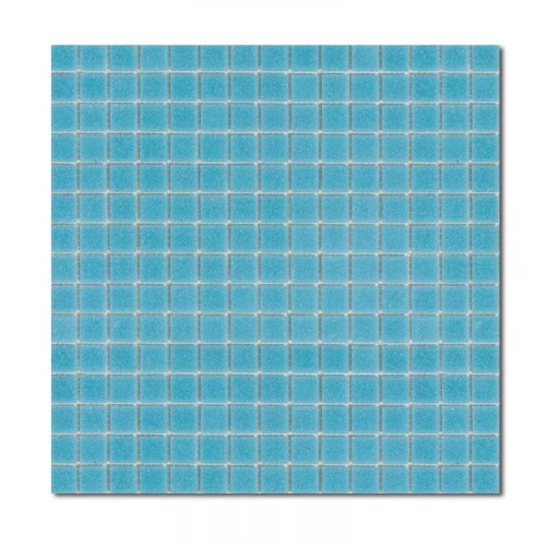 Стеклянная мозаика Rose Mosaic Aquatica Havana R+ 2x2 смесь глянцевая голубая rose-hawana 32,7x32,7 см