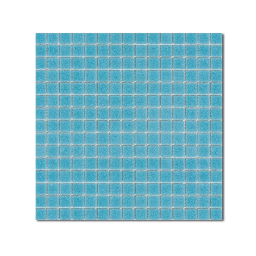 Стеклянная мозаика Rose Mosaic Aquatica Havana R+ 2x2 смесь глянцевая голубая rose-hawana 32,7x32,7 см