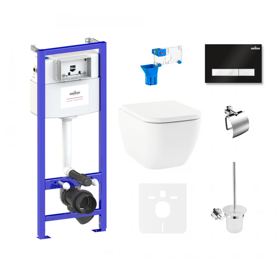 Унитаз Lavinia Boho Relfix One Rimless 75110327 (комплект 9 в 1)