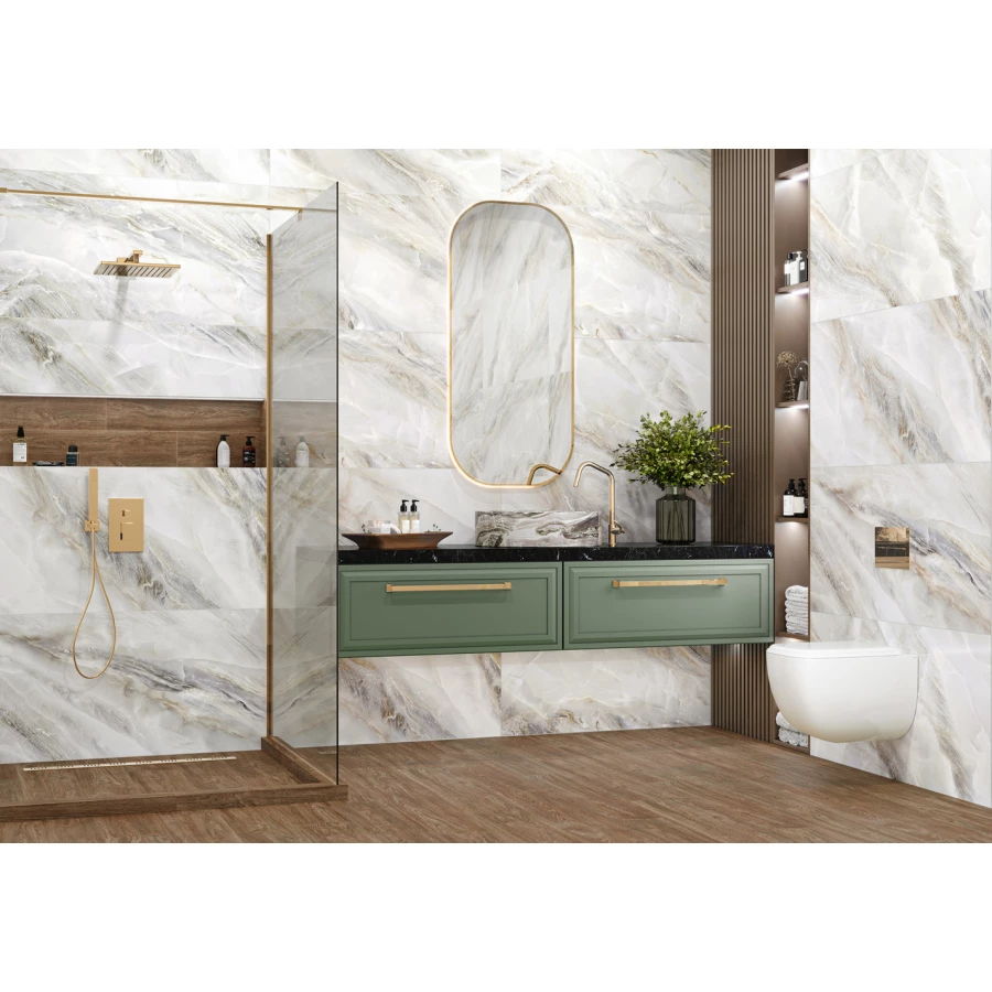 Керамогранит Delacora Estelle Blue лаппатированный 2 шт в уп 41.76 м в пал D120228L 120х60х0,95 см