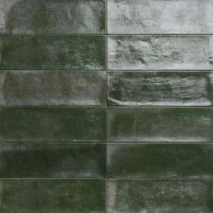 Плитка настенная Mainzu Village Palms матовая зеленая 30х10 см