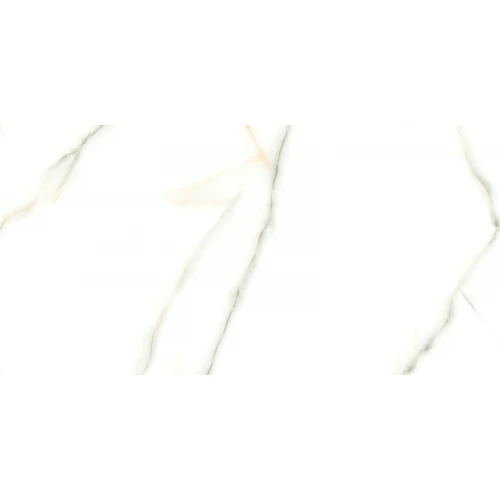 Керамогранит lamore Ceramic Gloss 60х120 Venato Crema глянцевый белый 60/120-066 120х60 см