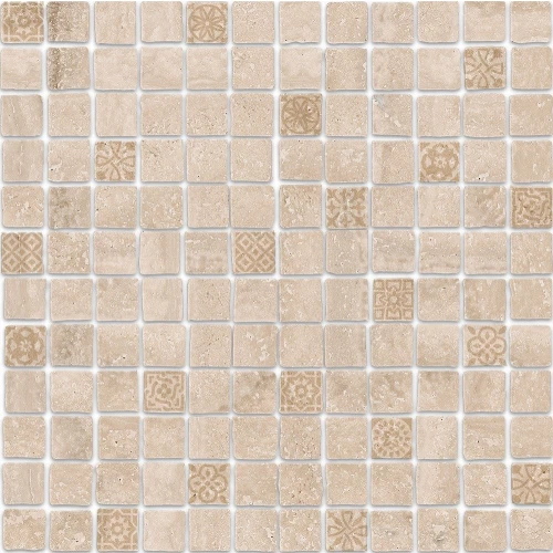 Мозаика Kerama Marazzi Риальто Антика 2 матовая светло-бежевая MBD002 30х30 см