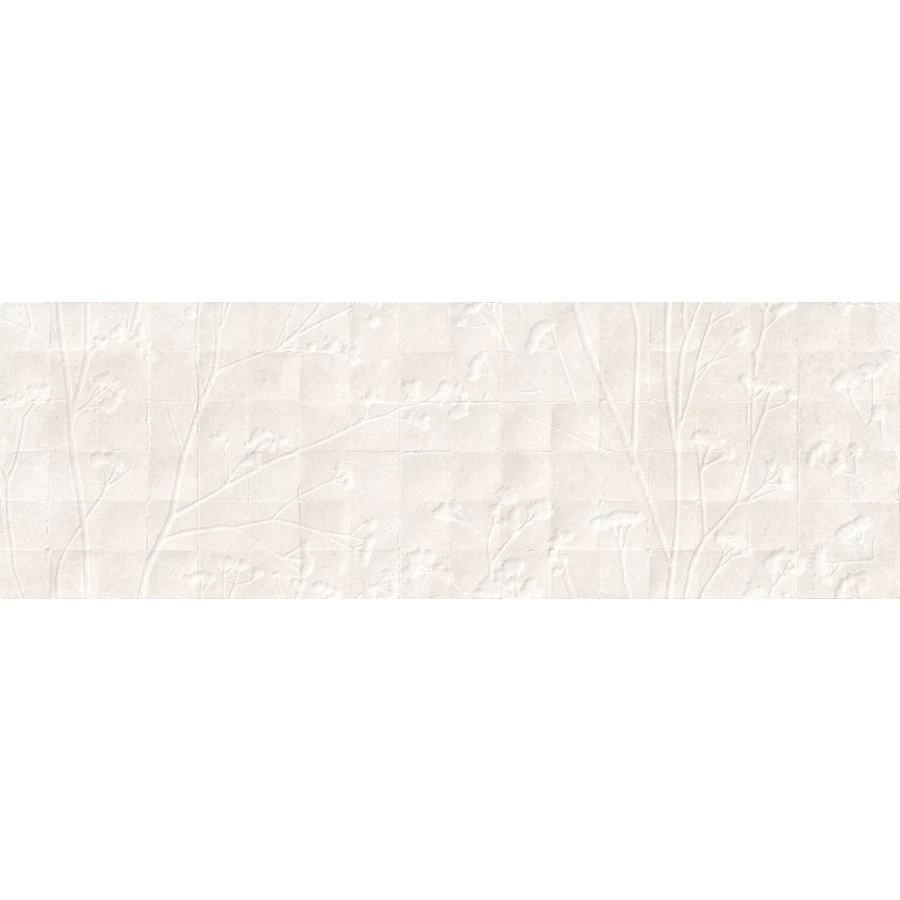 Плитка настенная Peronda Charme Wall Charme Bone Fleur R матовая белая 5087840655 100х33,3 см