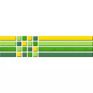 Бордюр Нефрит-Керамика кураж зеленый 25х6