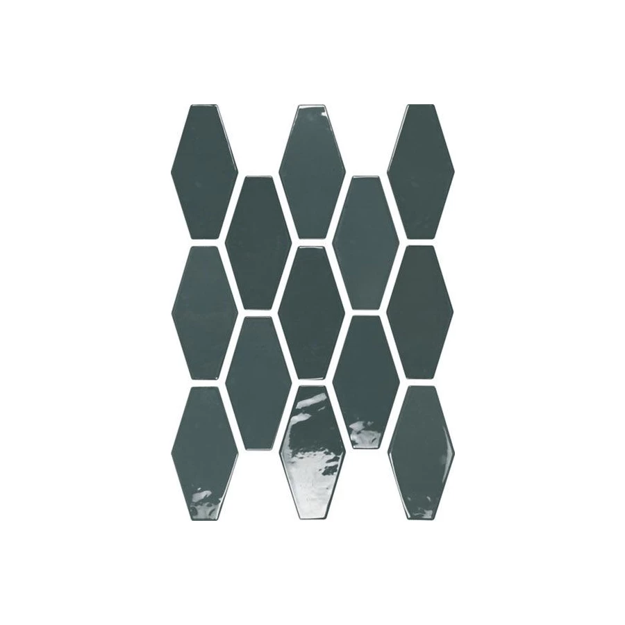 Плитка настенная Ape Ceramica Harlequin Dark Green 20х10 см