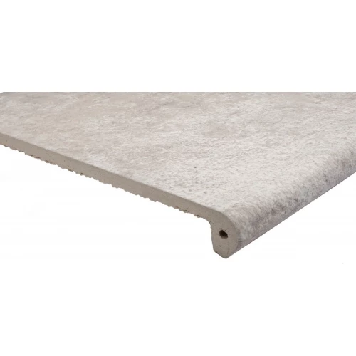 Фронтальная ступень Exagres Boston Peldano grey 33х33 см