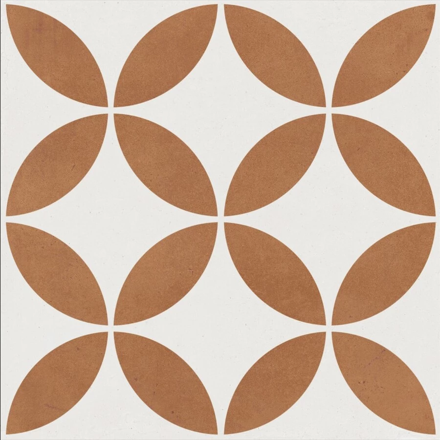 Керамогранит Harmony Peronda Mayari Clay Petals LT матовый коричневый 3386037797 22,3х22,3 см