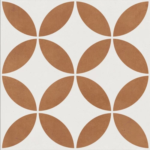 Керамогранит Harmony Peronda Mayari Clay Petals LT матовый коричневый 3386037797 22,3х22,3 см