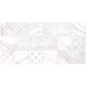 Плитка настенная Alma Ceramica Fresco рельефная глянцевая белая TWU2550FRC17 50х24,9 см