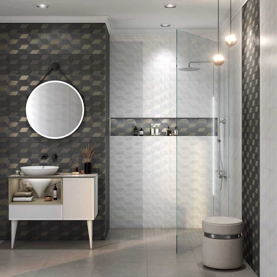 Декор Kerama Marazzi Морандо белый обрезной HGD\A428\12146R 25x75 