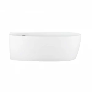 Ванна акриловая пристенная Aquatek Прима В комплекте со сливом и ножками Цвет белый глянцевый AQ-1115780 170х80х58 см