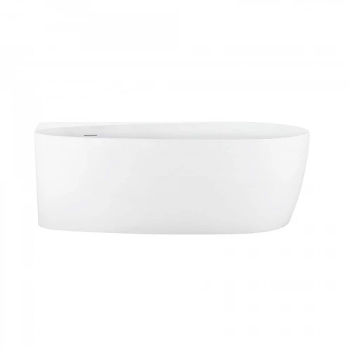 Ванна акриловая пристенная Aquatek Прима В комплекте со сливом и ножками Цвет белый глянцевый AQ-1115780 170х80х58 см