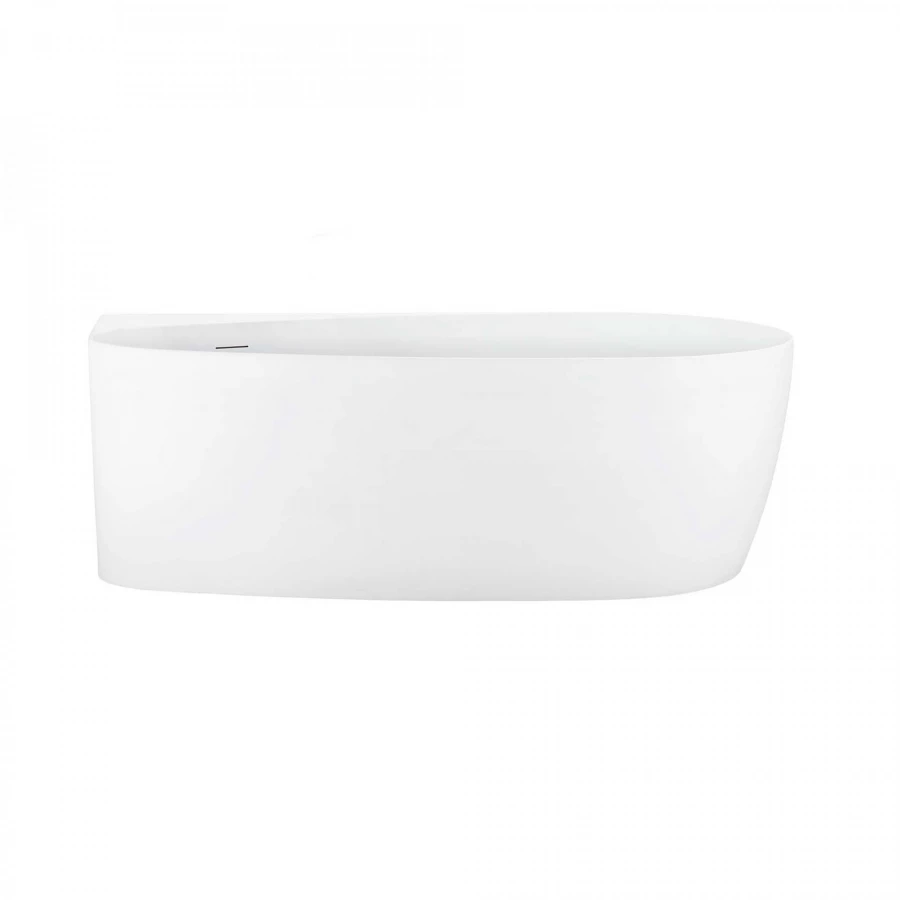 Ванна акриловая пристенная Aquatek Прима В комплекте со сливом и ножками Цвет белый глянцевый AQ-1115780 170х80х58 см