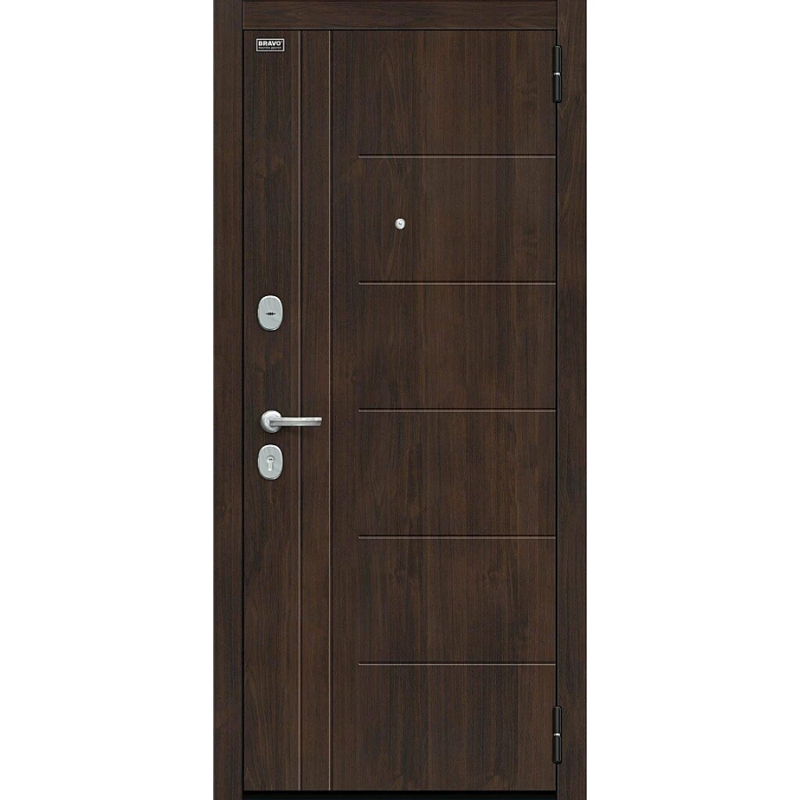 Входная дверь Bravo Модерн Kale 205x96 Almon/Bianco Veralinga правое открывание