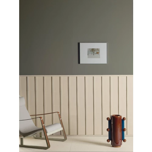 Керамогранит Mutina Мотиво Вхите Л / Motivo White L матовый бежевый BOVEL01 28х2,8 см