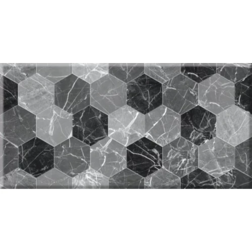 Плитка облицовочная Belani Дайкири Черный декор 1 BL-Дайк1/300/600/ДЧ 60х30 см