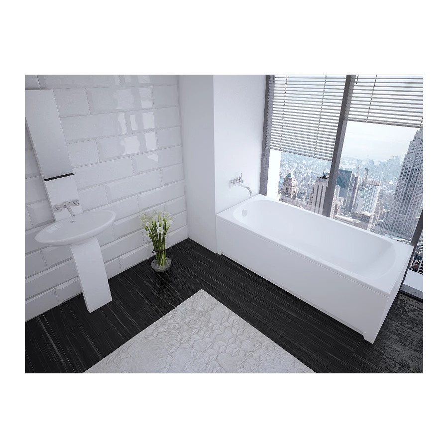 Ванна акриловая Aquatek Ника без гидромассажа NIK150-0000001 150х75 см