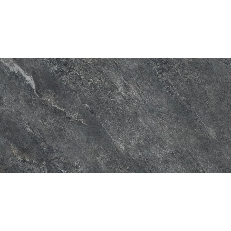 Керамогранит LCM Ajax Black матовый карвинг черный 60120AJA99M 120х60 см