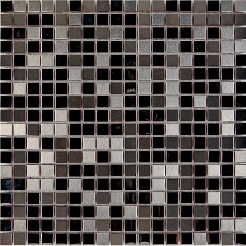 Мозаика из металла Pixel mosaic Металл чип 15x15 мм сетка Pix709 30х30 см