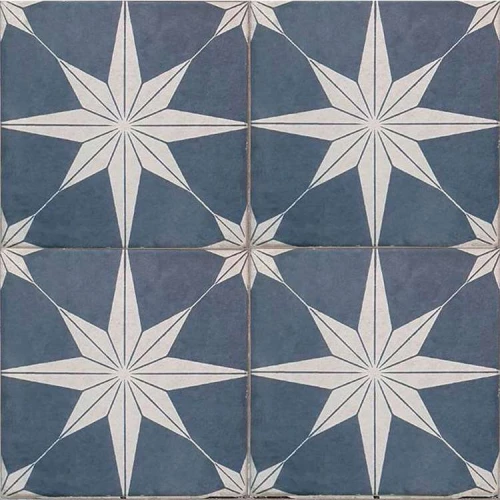 Керамогранит Etili Seramik Scintilla Midnight Blue Pre-cut голубой 45x45 см