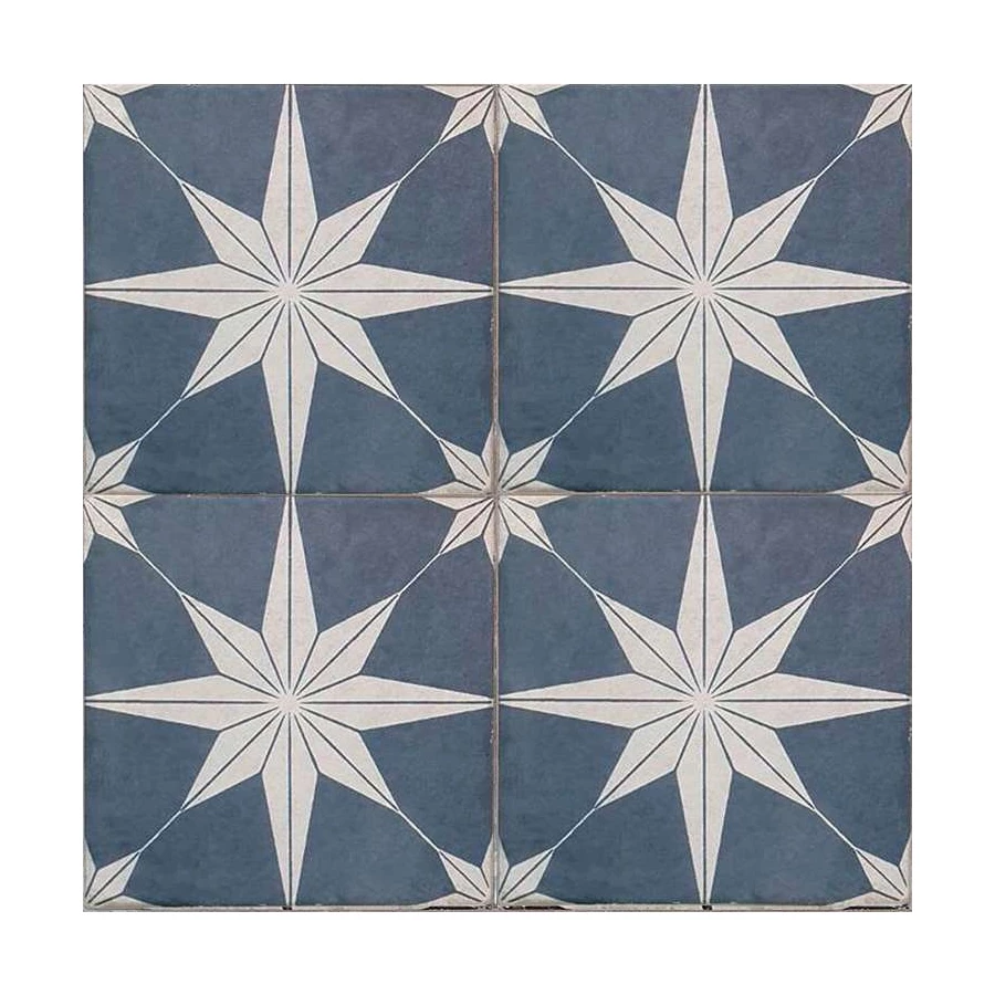 Керамогранит Etili Seramik Scintilla Midnight Blue Pre-cut голубой 45x45 см