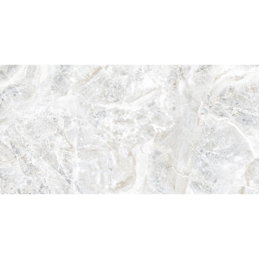 Керамогранит ALMA Ceramica Wave лаппатированный белый 7,5 мм GFA114WAV00L 114х57 см