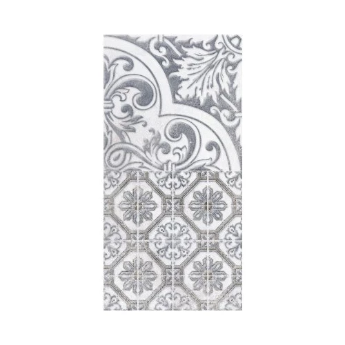 Декор 3 Lasselsberger Ceramics Кампанилья серый 1641-0095 20х40 см