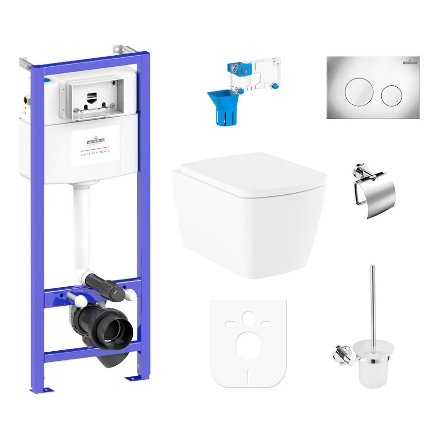 Унитаз Lavinia Boho Relfix Aveo Rimless 97010090 (комплект 9 в 1)