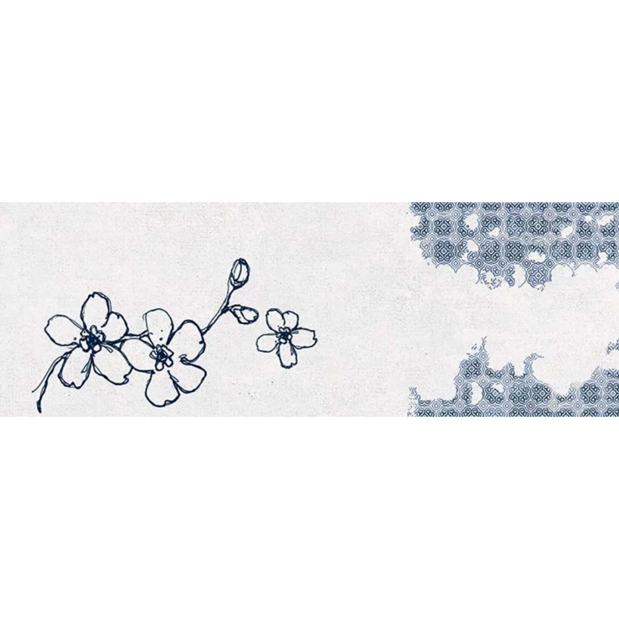 Плитка настенная Tikko Decor Blanco матовая с блеском белая 90х30 см