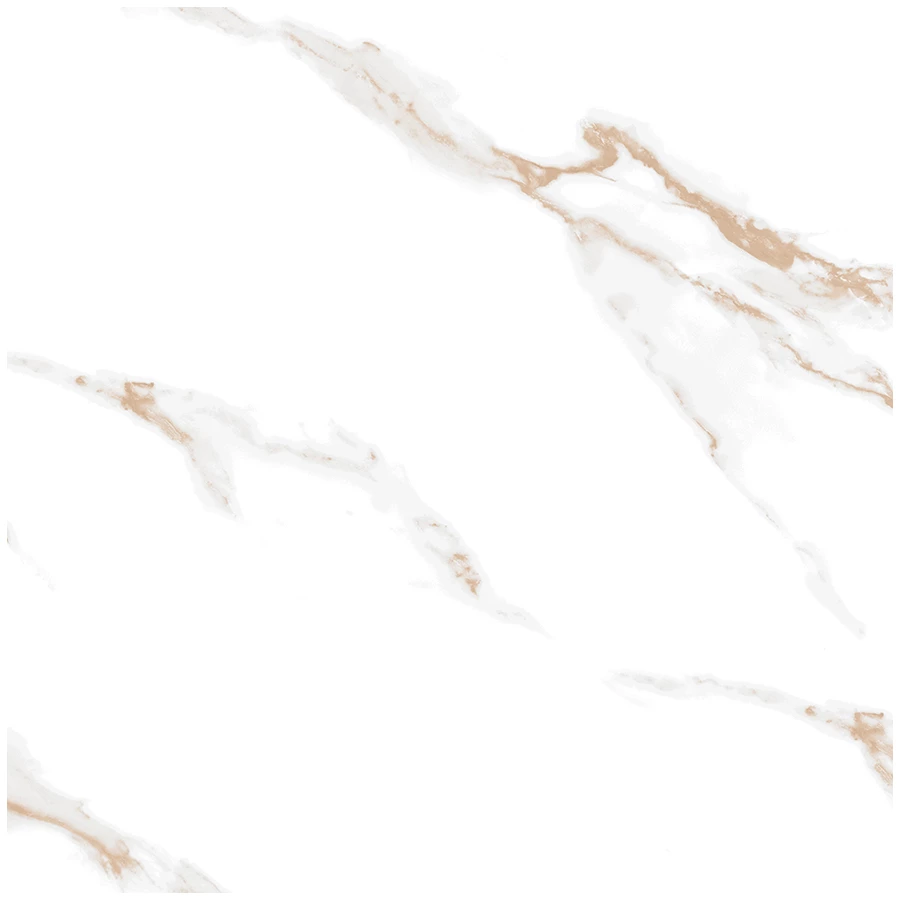 Керамогранит Ceradim Calacatta Sharp Gold белый Полированный 60х60 см