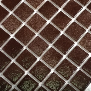 Мозаика Bonaparte Стеклянная мозаика Atlantis Choko 24х24 глянцевая коричневая 31,5х31,5 см