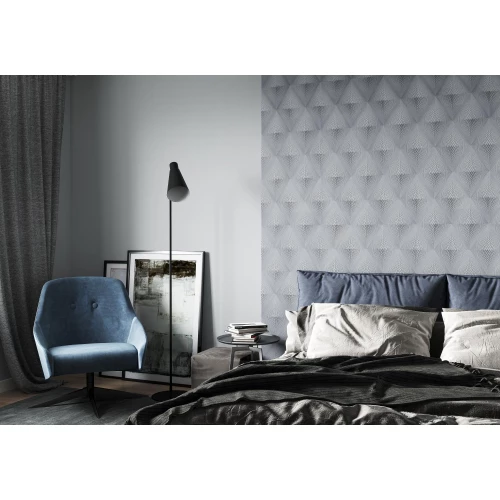 Обои флизелиновые Palitra Home HomeColor Darling Evolution Monochrome серые HC71822-45 1,06х10,05 м